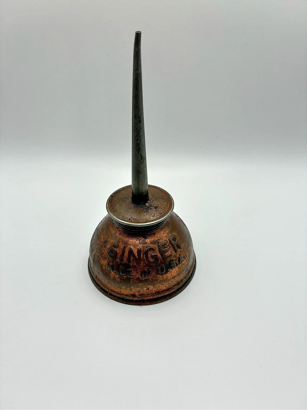 Singer Vintage Singer Sewing Machine Thumb Pump Oil Can Vintage Sewing Machine